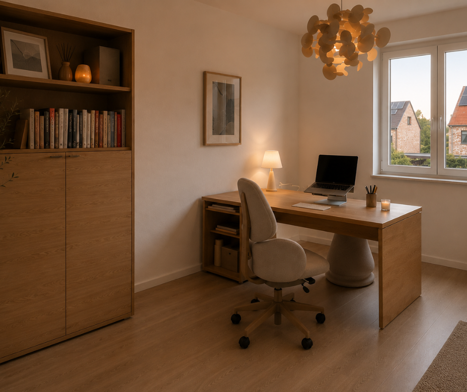 B-roll workspace shot